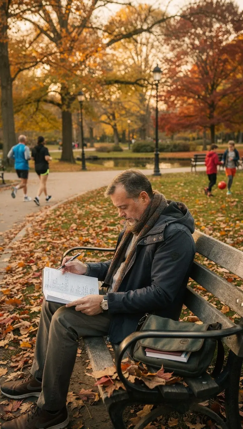 Kéz, amely egy pénzügyi ellenőrzőlistát pipál ki, a háttérben könyvek és jegyzetek láthatók